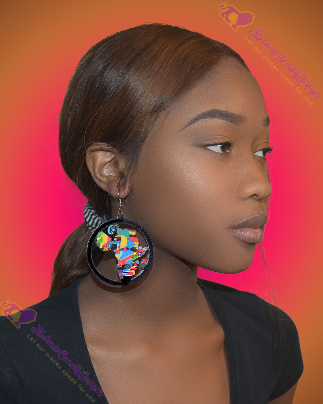 Countries of Africa Earrings